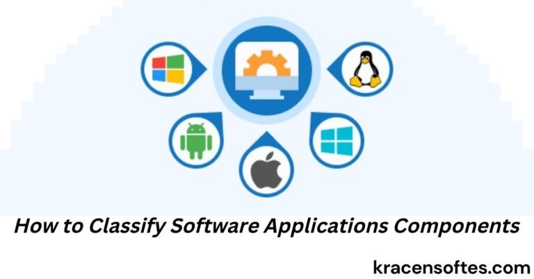 How to Classify Software Applications Components