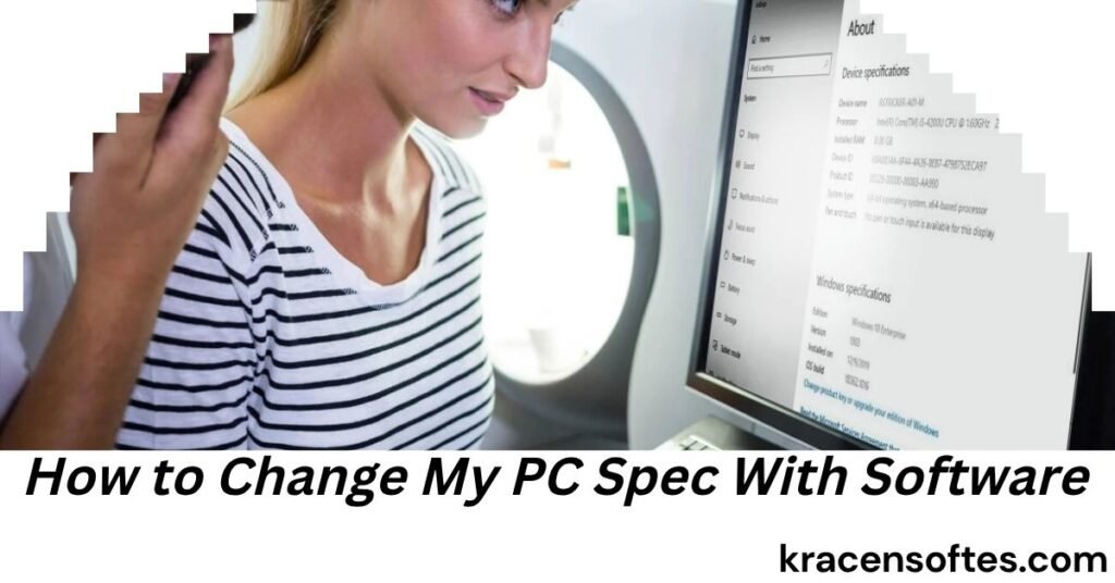 How to Change My PC Spec With Software