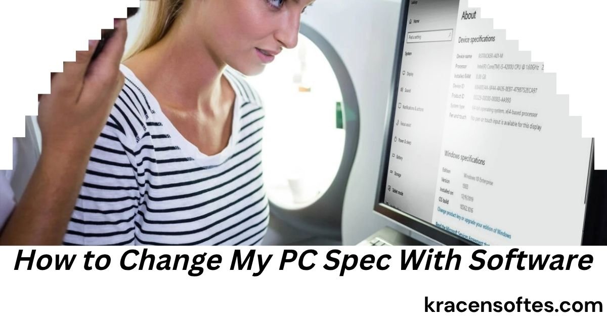 How to Change My PC Spec With Software